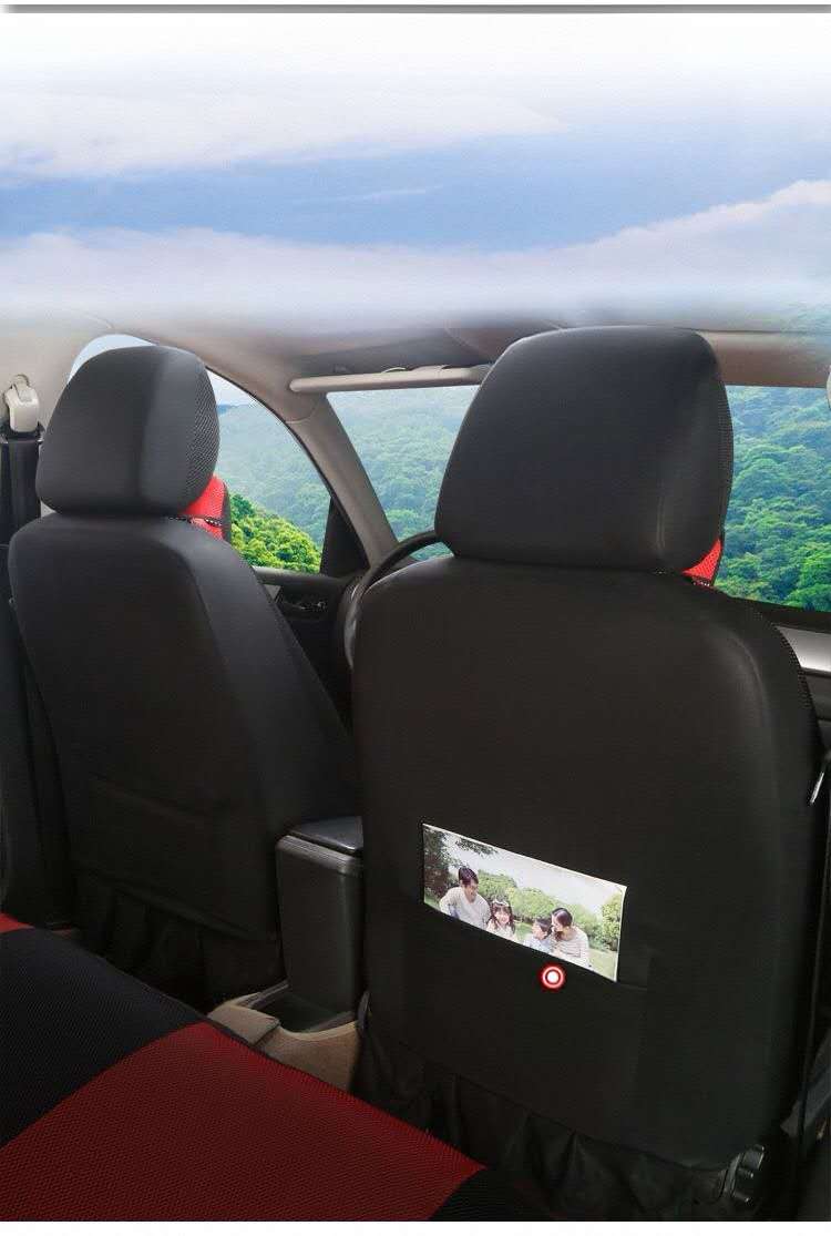 Car Seat Cover 5 Seater Full Set Front Rear Cushion Mat Protecto Polyester