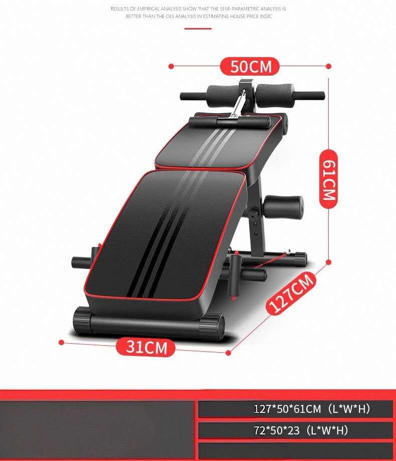Curved Multifunctional Exercise Bench