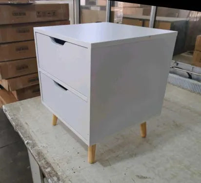 Two Draw Bedside Table