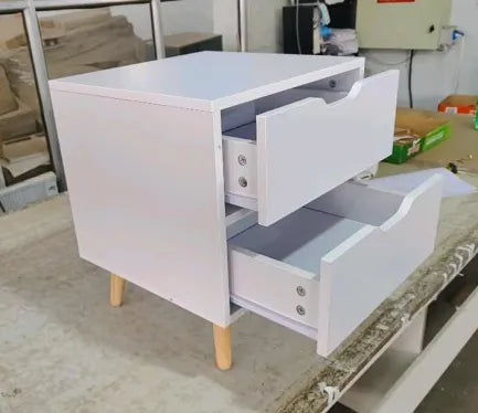 Two Draw Bedside Table