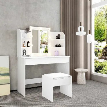 Dressing Table with LED Light