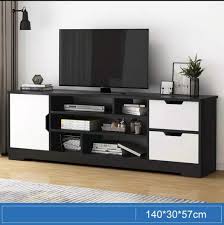 Black TV Cabinet 140cm