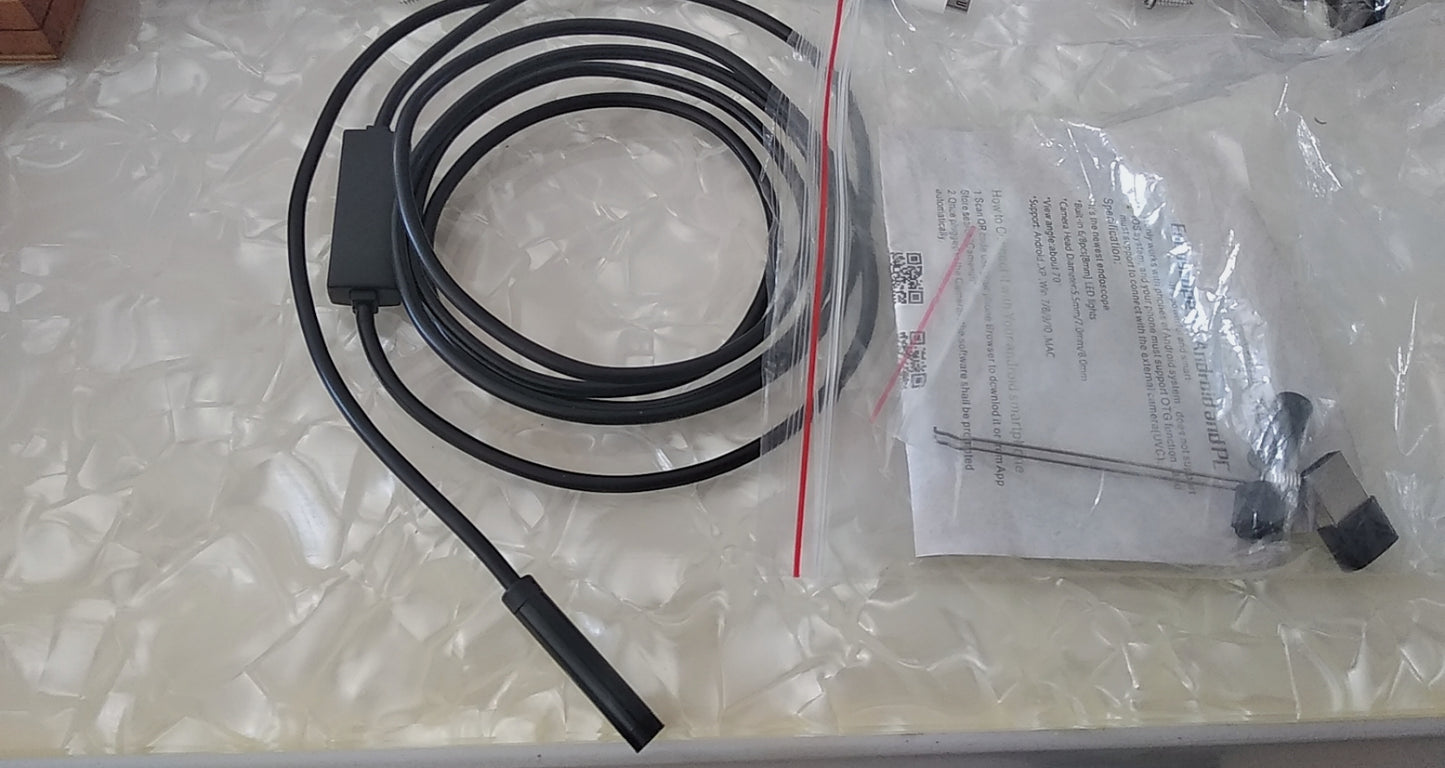 USB Inspection Camera, HD Cameras Endoscope, Waterproof Tube Sink Drain Camreas