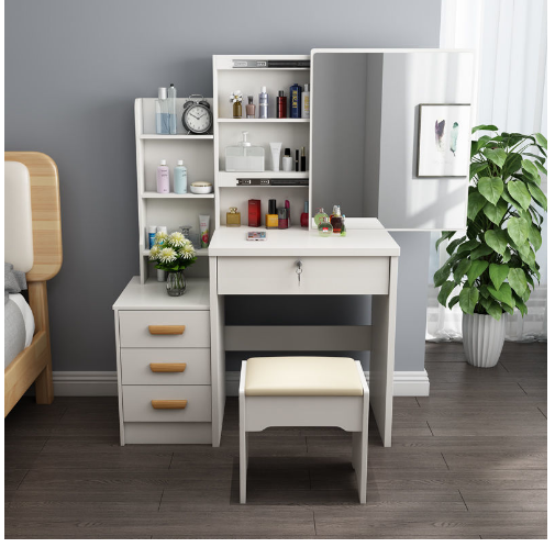 Dressing table with mirror Stool