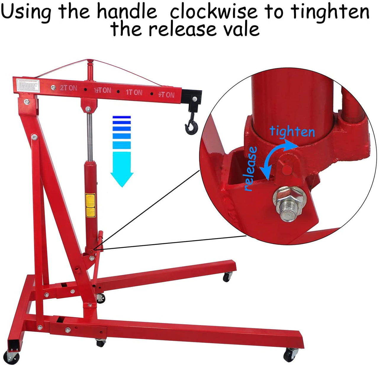 Engine Hoist Workshop Cranes 2T