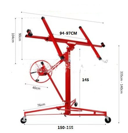 Gib board lifter, Drywall Lifter, Plywood panel sheet board lifter