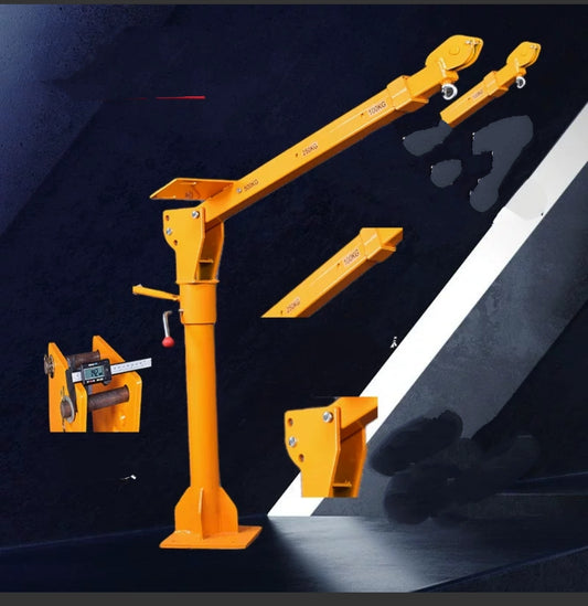 500kg Foldable Ute Deck Swivel Crane