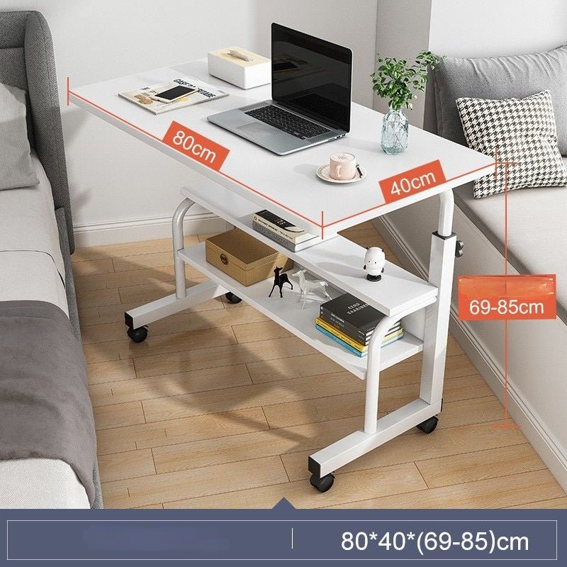 Portable Table with Wheels , Adjustable Table with Wheels