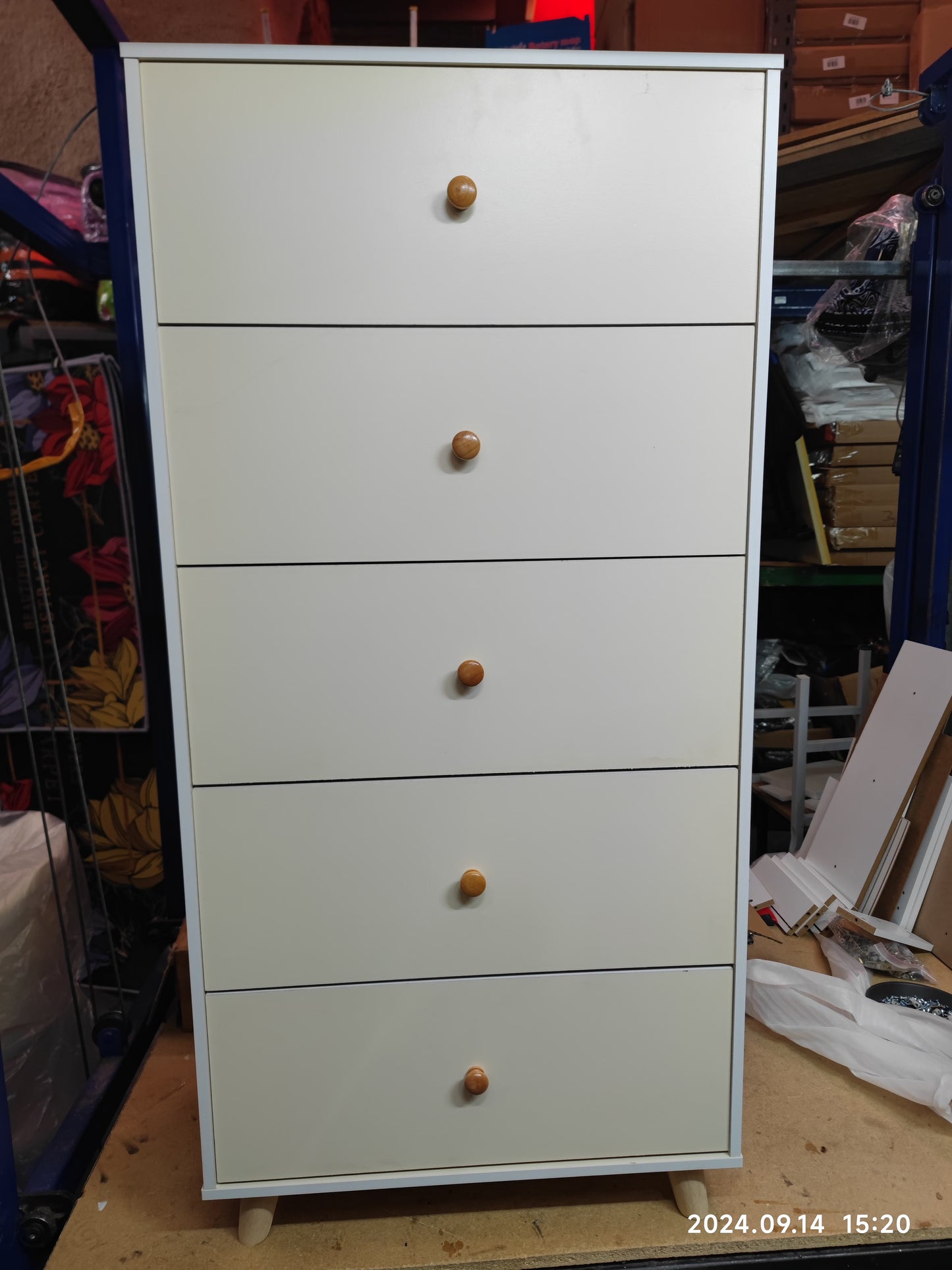 Brand new Tall boy 5 Drawer