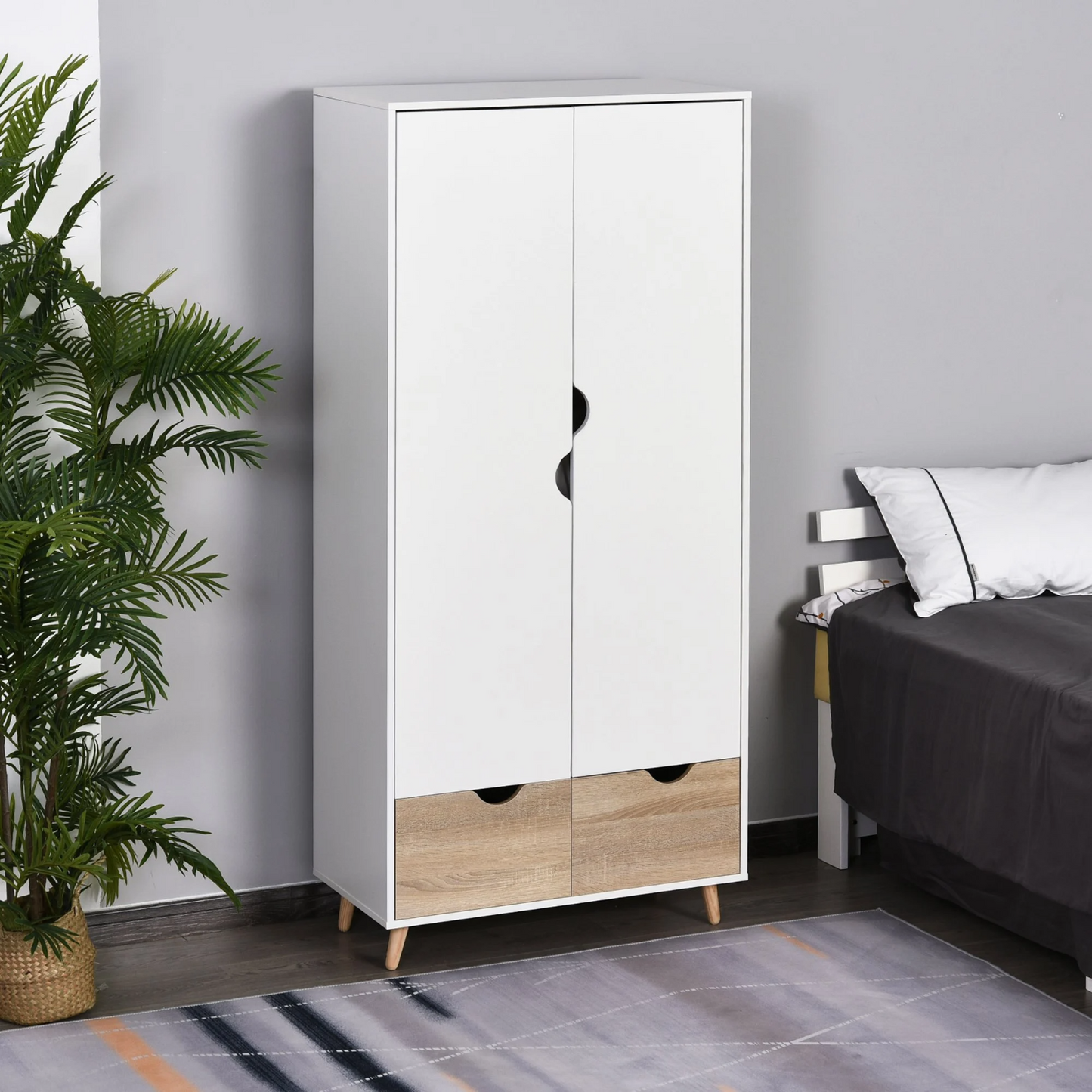 Brand New Wardrobe 2 Doors, 2 drawers